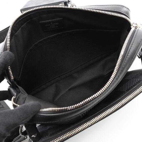 Louis Vuitton Trio Messenger Bag Leather Graphite Black - Picture 3 of 7